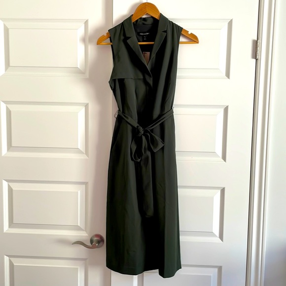 Banana Republic size 4 olive green dress. - Picture 1 of 4
